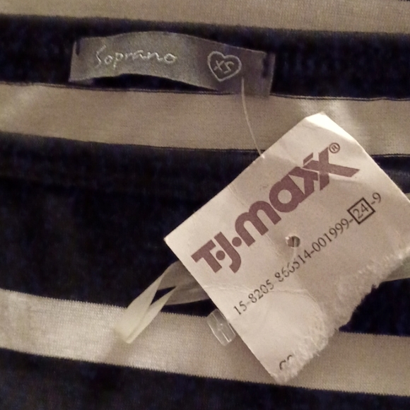 Soprano Striped T-shirt Dress - Picture 4 of 4